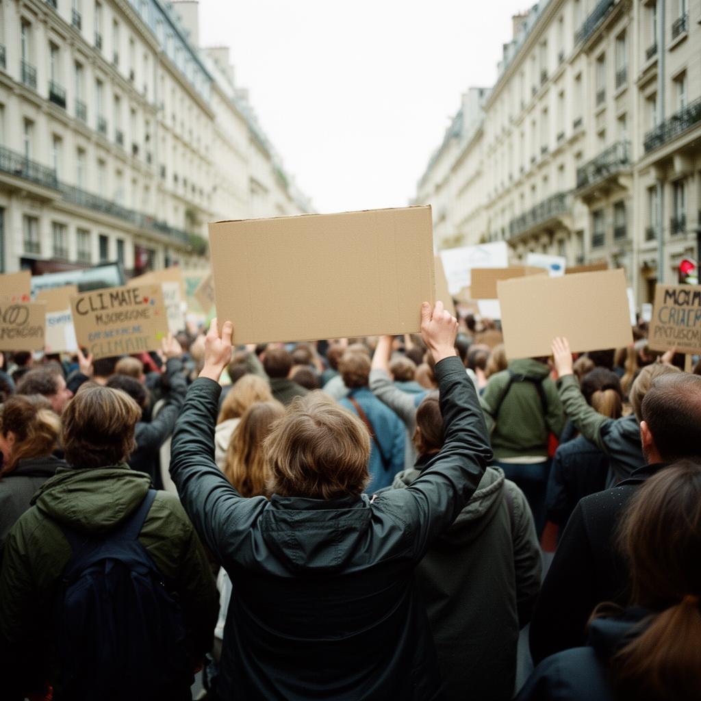 Großdemo in Paris: Hunderttausende fordern härteres EU-Klimagesetz